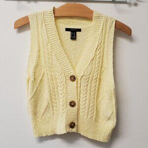 Button Sweater Vest